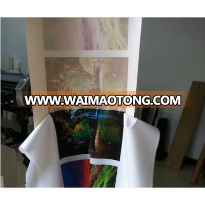 coating surface 100gsm sticky /tacky sublimation transfer paper for sportswear printing